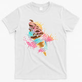 Fun Colorful Summer Time Chocolate Ice Cream T-Shirt
