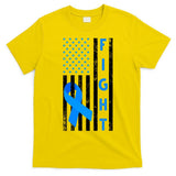 Fight Diabetes Awareness USA Flag T-Shirt