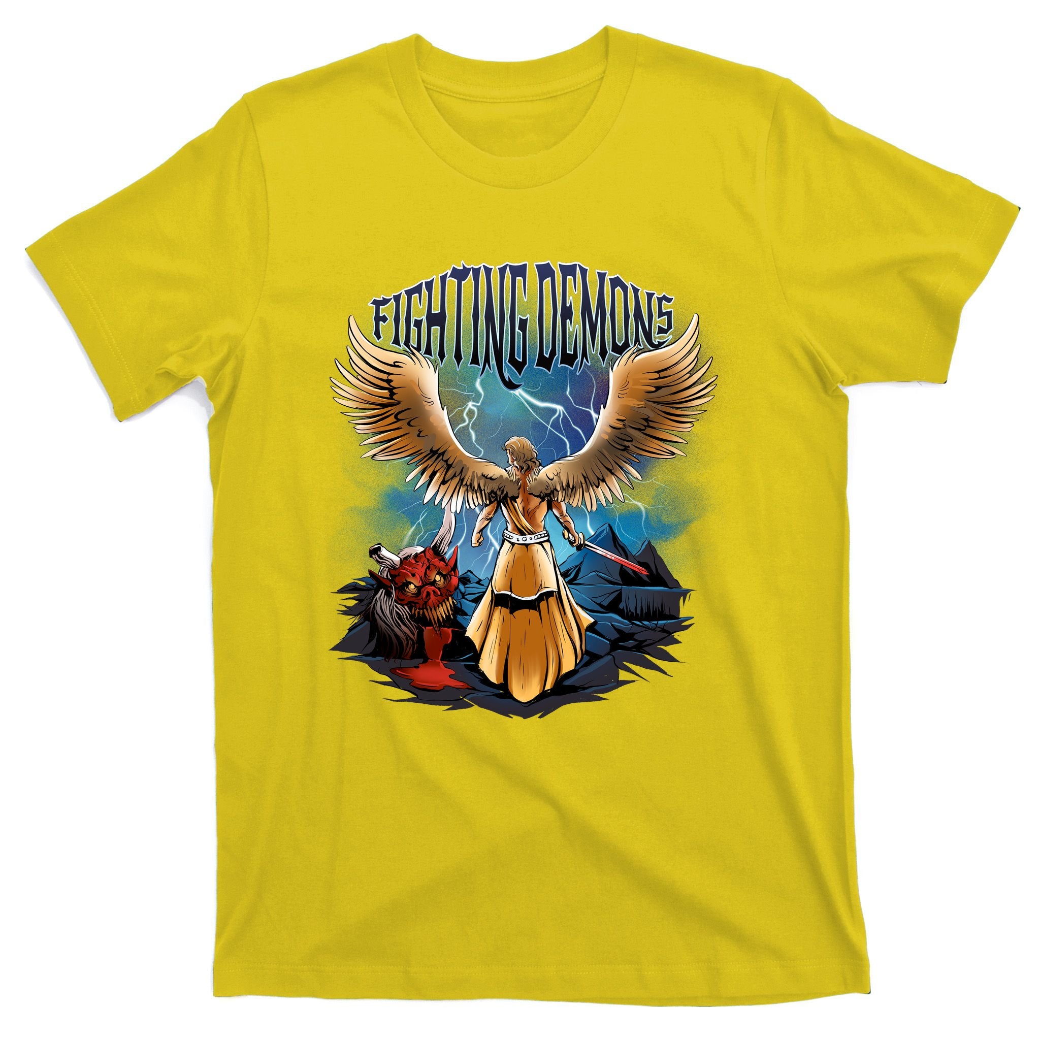 Fighting Demons Angel In Action T-Shirt