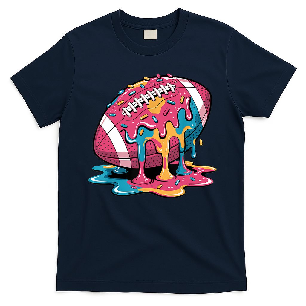 Football Drip For Lineman WR QB RB Ice Cream Sprinkles T-Shirt