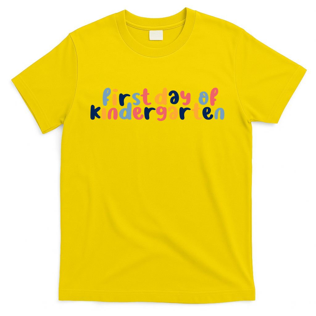 First Day Of Kindergarten Colorful Cute T-Shirt