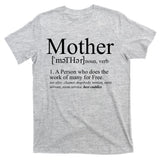 Funny Definition Of Mother Celebrate Mothers Day T-Shirt