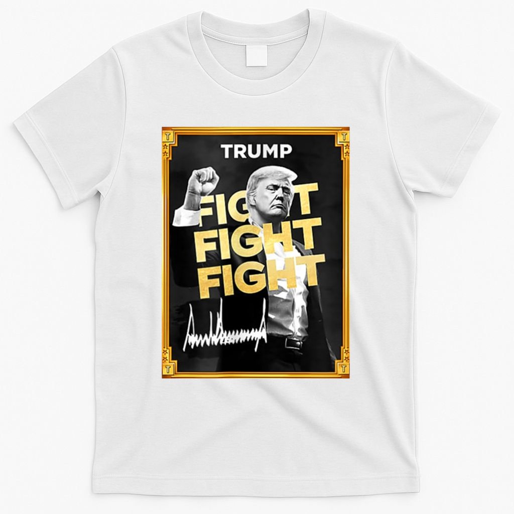 Fight Donald Trump Meme Coin Crypto President T-Shirt