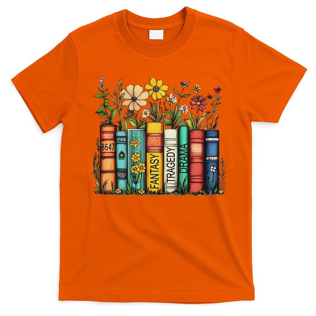 Fantasy Drama Tragedy Book Floral Subtle Anti Trump T-Shirt