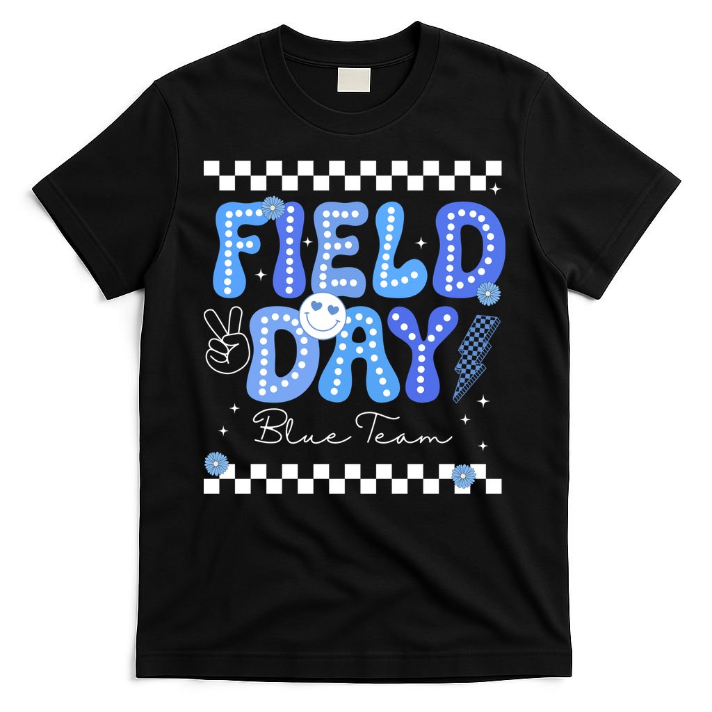 Field Day Trip Blue Team Color Game Competition T-Shirt