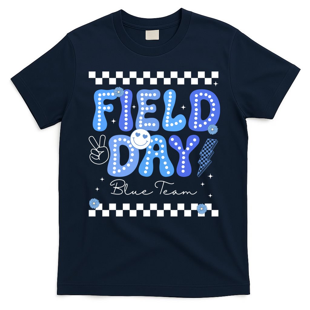 Field Day Trip Blue Team Color Game Competition T-Shirt