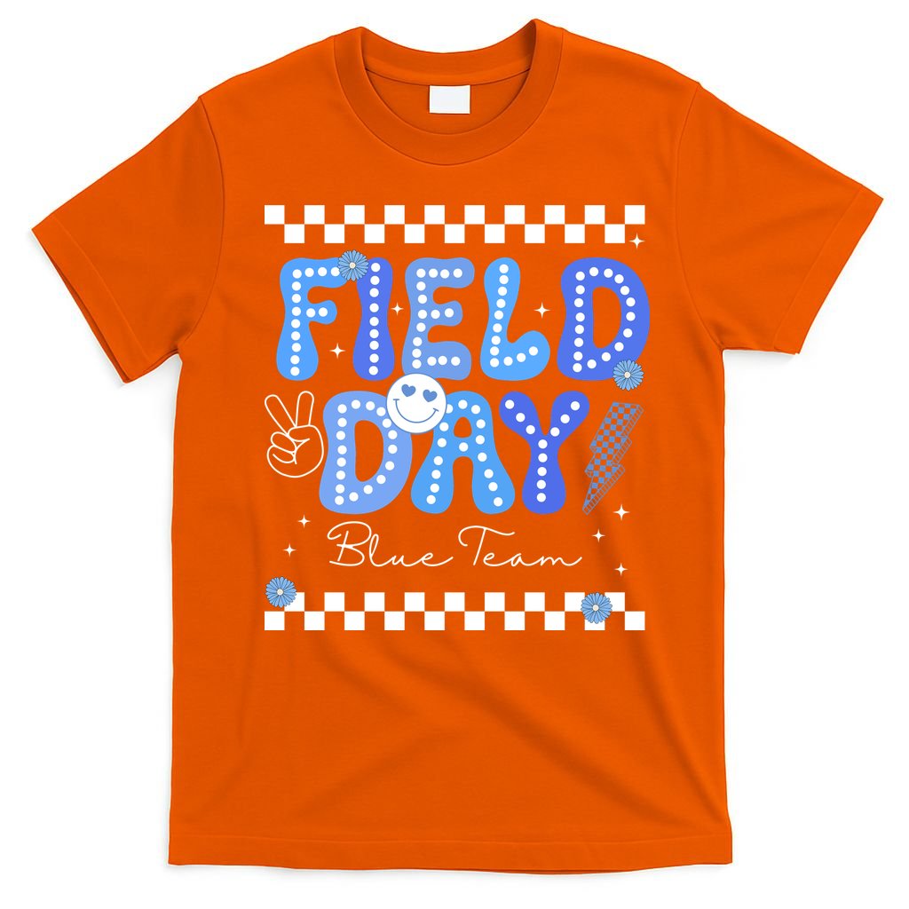 Field Day Trip Blue Team Color Game Competition T-Shirt