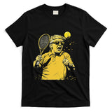Funny Donald Trump Tennis Lovers Graphics Tennis Dad T-Shirt