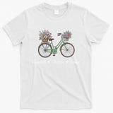 Flourish Dream Thrive Floral Bike Subtle 8647 Trump Resist T-Shirt