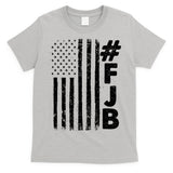 #FJB Distressed USA American Flag T-Shirt