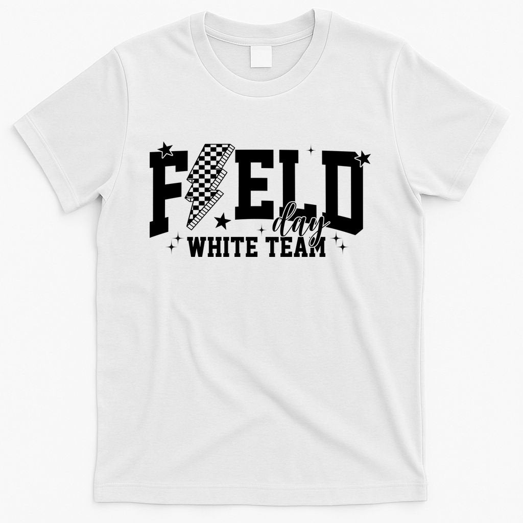 Field Day White Color Team Field Trip T-Shirt