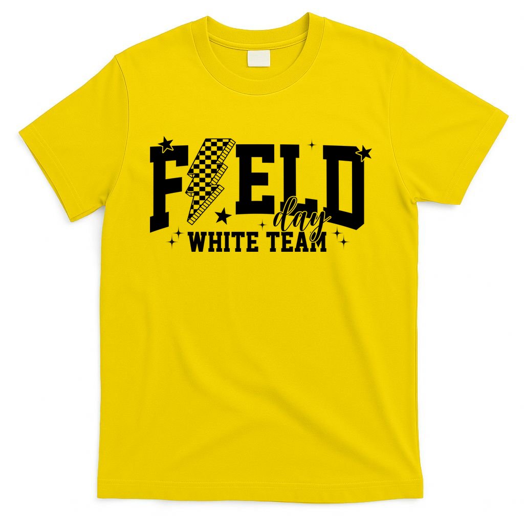 Field Day White Color Team Field Trip T-Shirt