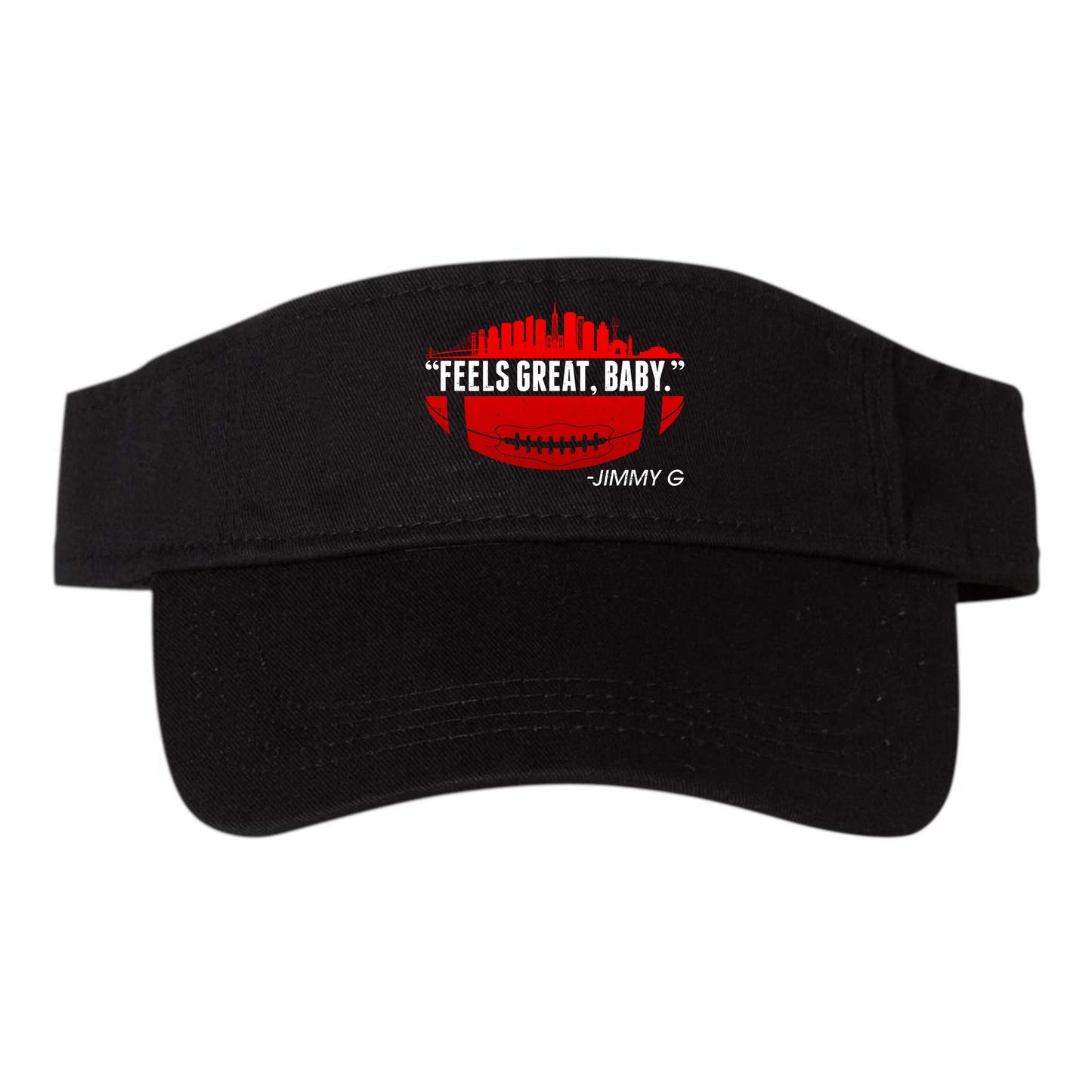 Feels Good Baby Jimmy G San Francisco Football Valucap Bio-Washed Visor