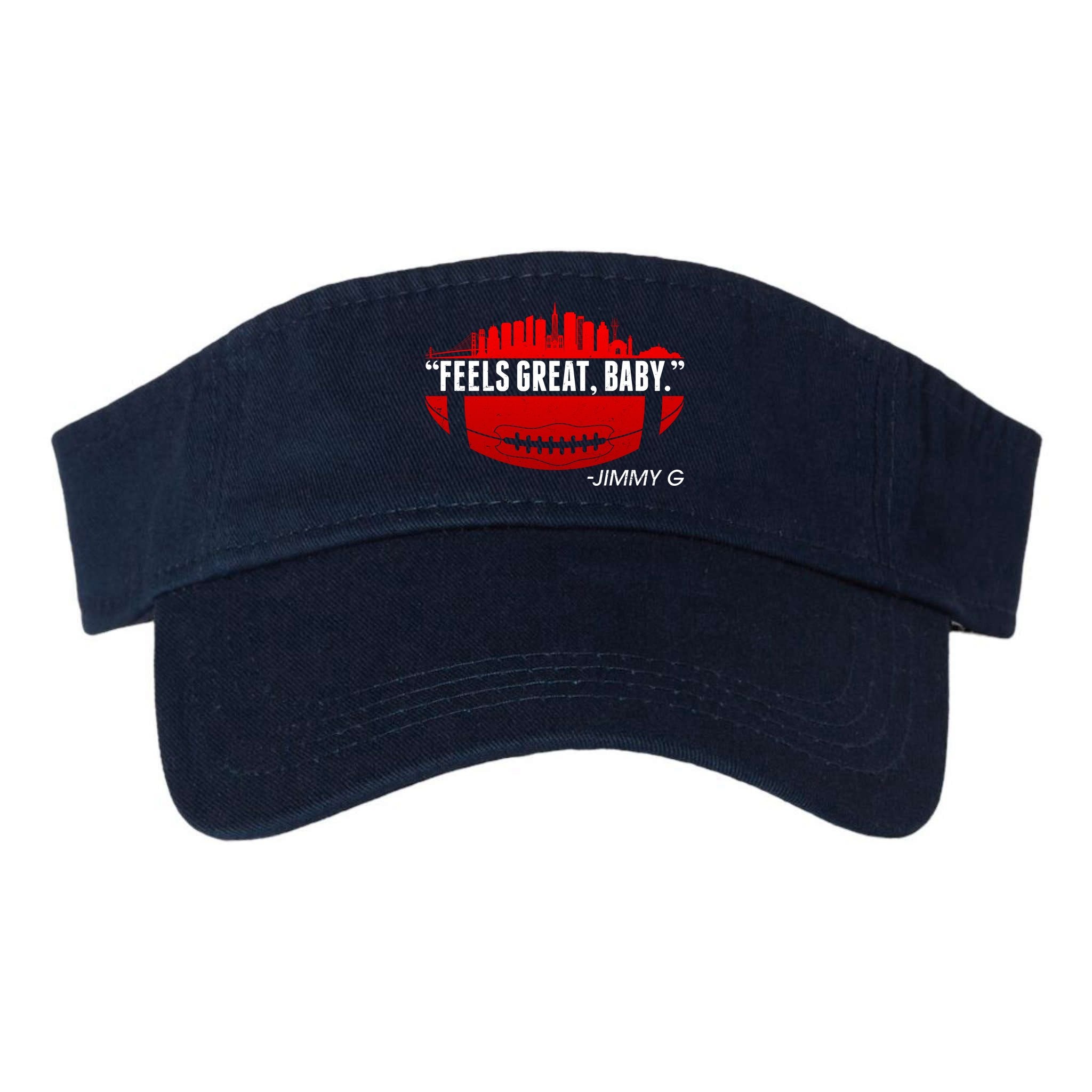 Feels Good Baby Jimmy G San Francisco Football Valucap Bio-Washed Visor