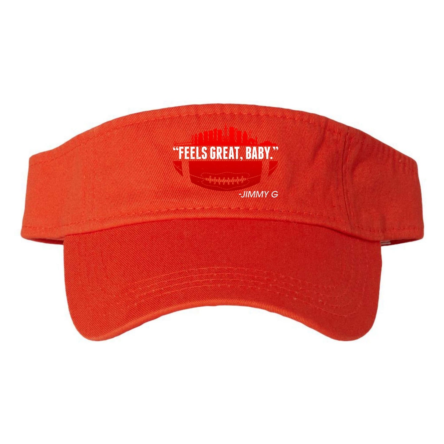 Feels Good Baby Jimmy G San Francisco Football Valucap Bio-Washed Visor