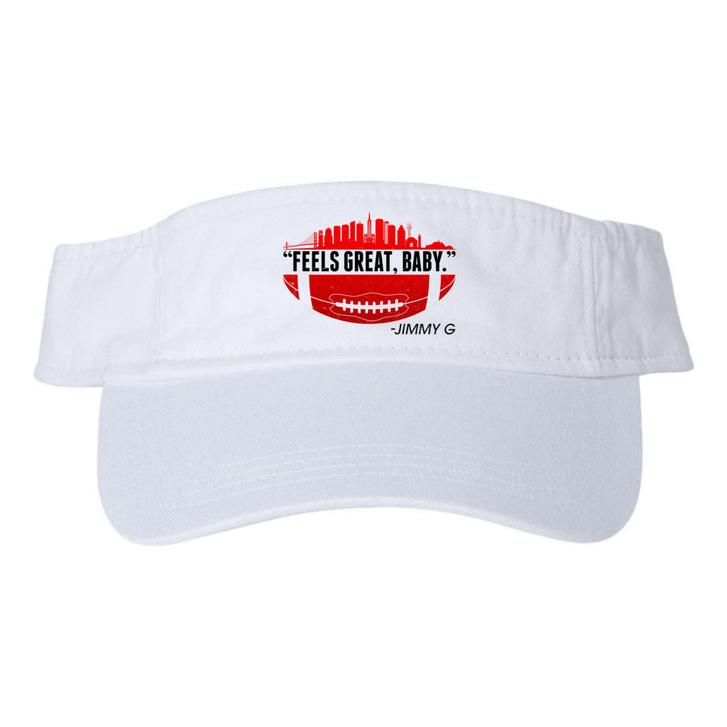Feels Good Baby Jimmy G San Francisco Football Valucap Bio-Washed Visor