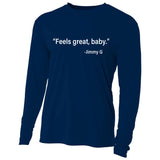 Feels Great Baby Jimmy G Football San Francisco Cooling Performance Long Sleeve Crew