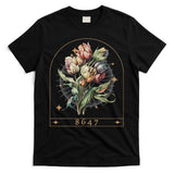 Floral Feminist 8647 Anti Trump Human Right T-Shirt