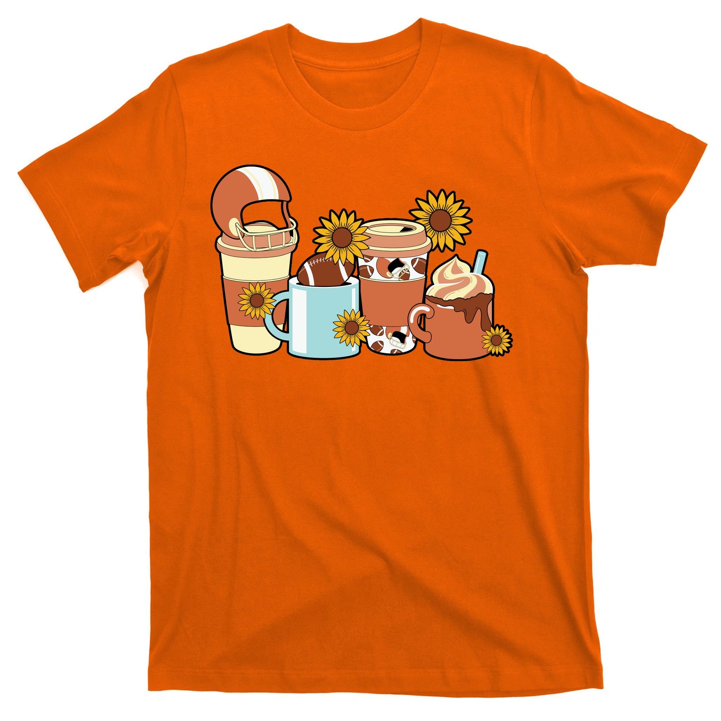 Football Fall Coffee Lover T-Shirt