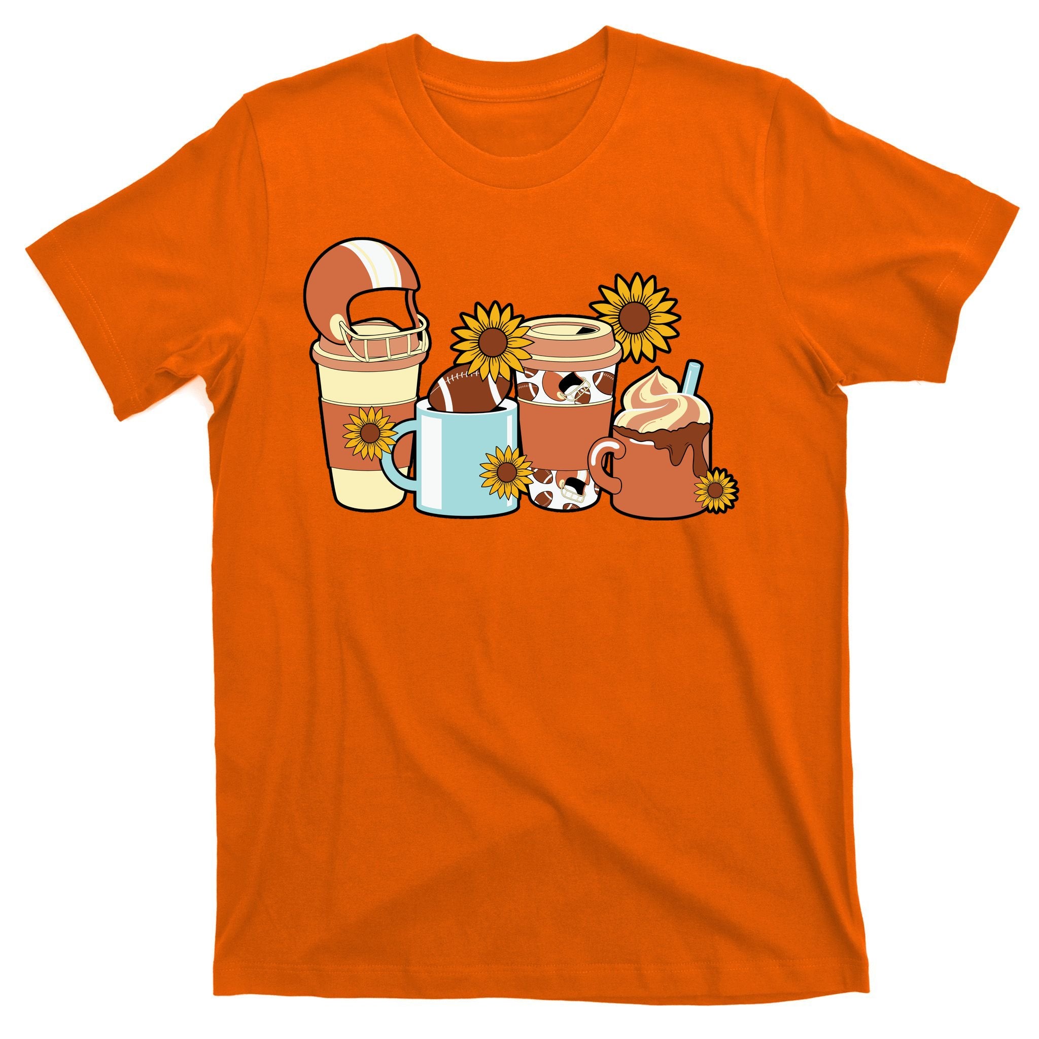 Football Fall Coffee Lover T-Shirt