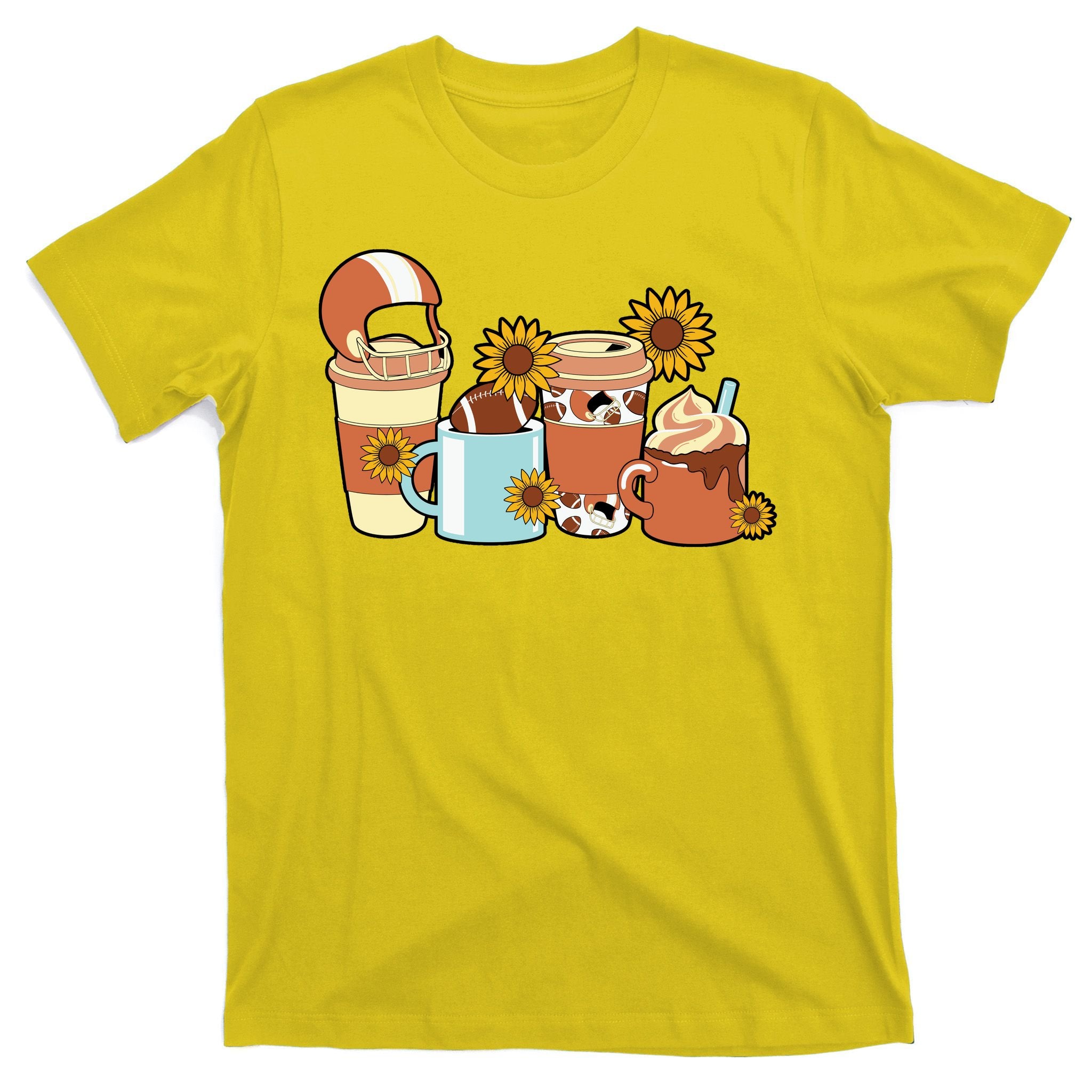 Football Fall Coffee Lover T-Shirt