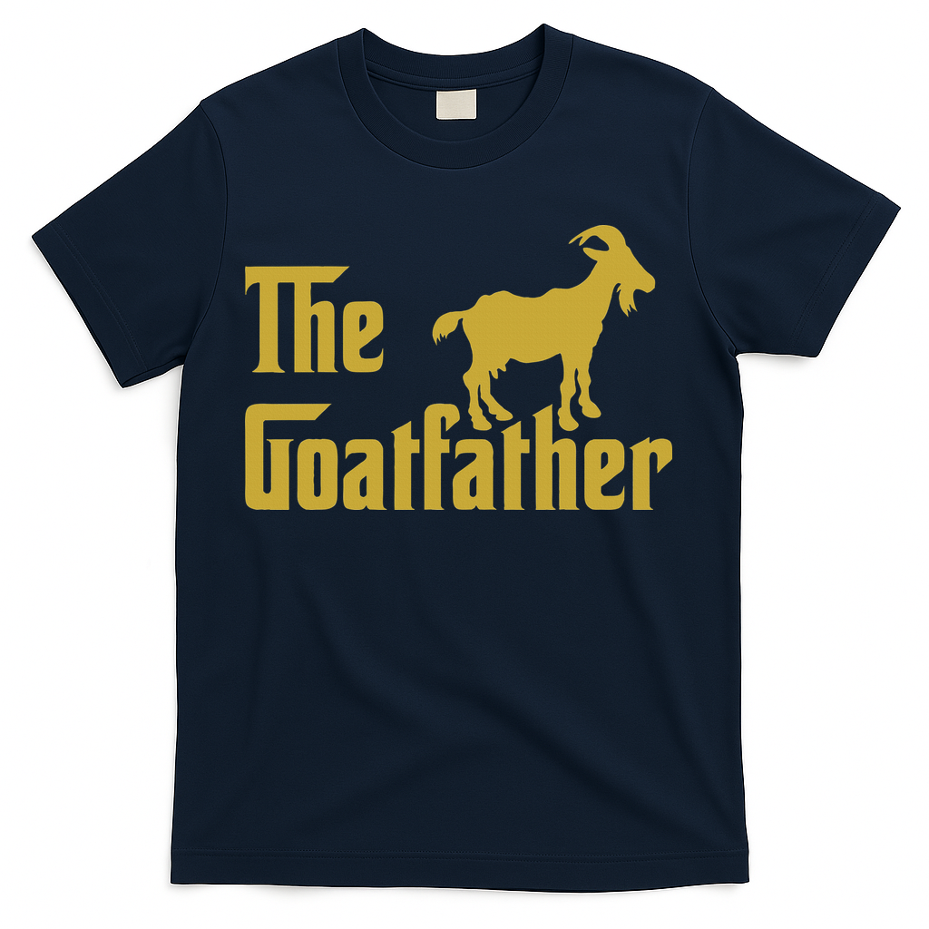 The Goatfather Funny Goat Father Goat Farmer Goat Lover T-Shirt