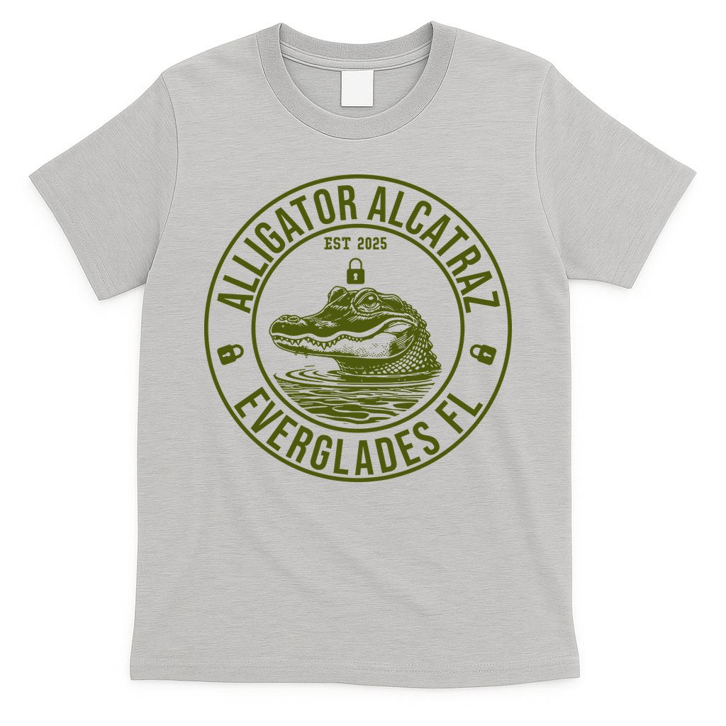 Funny Florida Everglades FL Meme Alligator Alcatraz T-Shirt