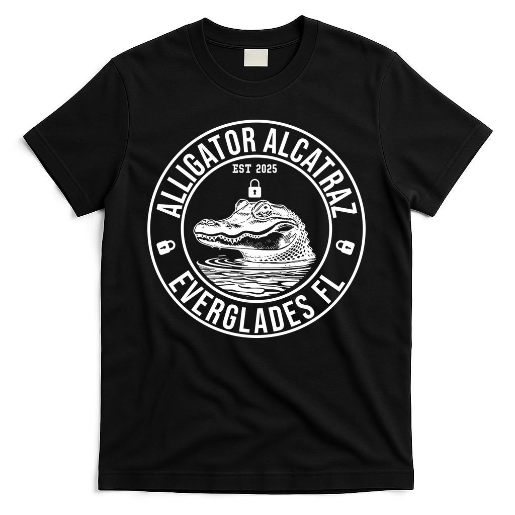 Funny Florida Everglades FL Meme Alligator Alcatraz T-Shirt
