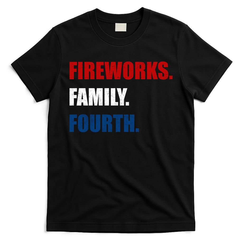 Fireworks Family Fourth T-Shirt