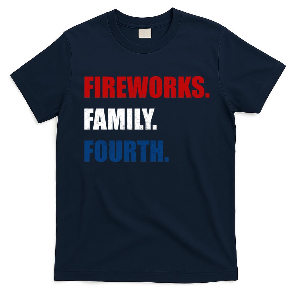 Fireworks Family Fourth T-Shirt