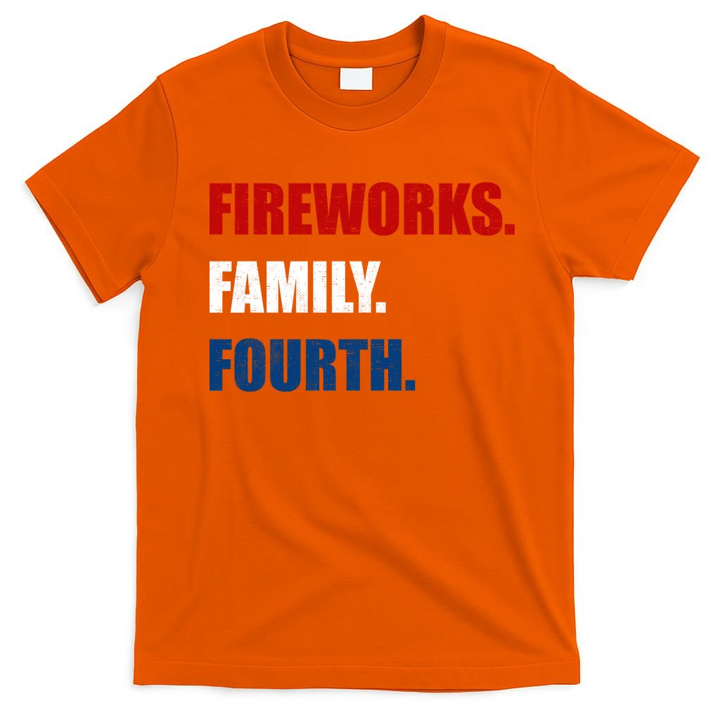 Fireworks Family Fourth T-Shirt