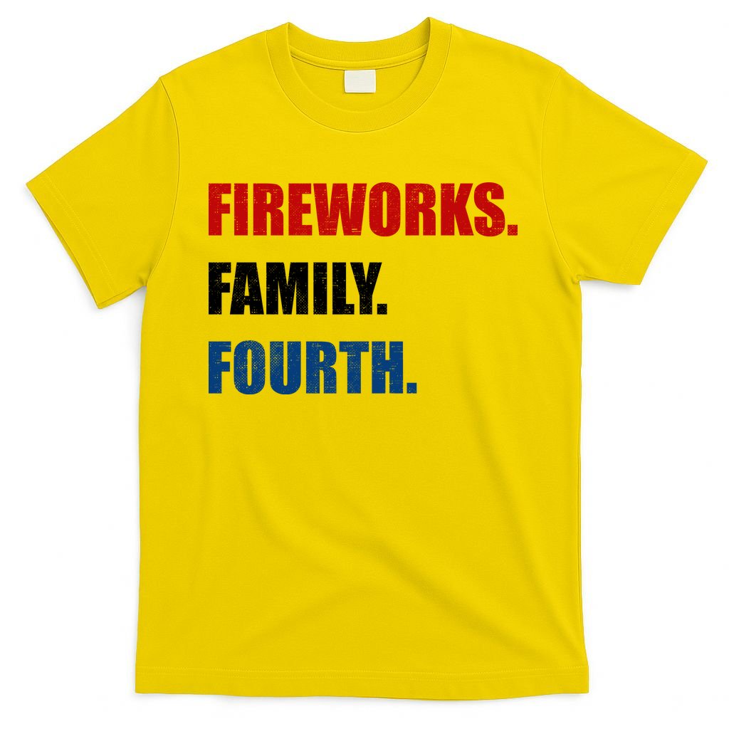 Fireworks Family Fourth T-Shirt