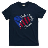 Faith Family Freedom USA Heart T-Shirt