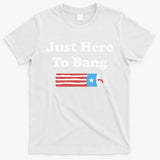 Funny Fourth Of July 4th Of July I'm Just Here To Bang T-Shirt