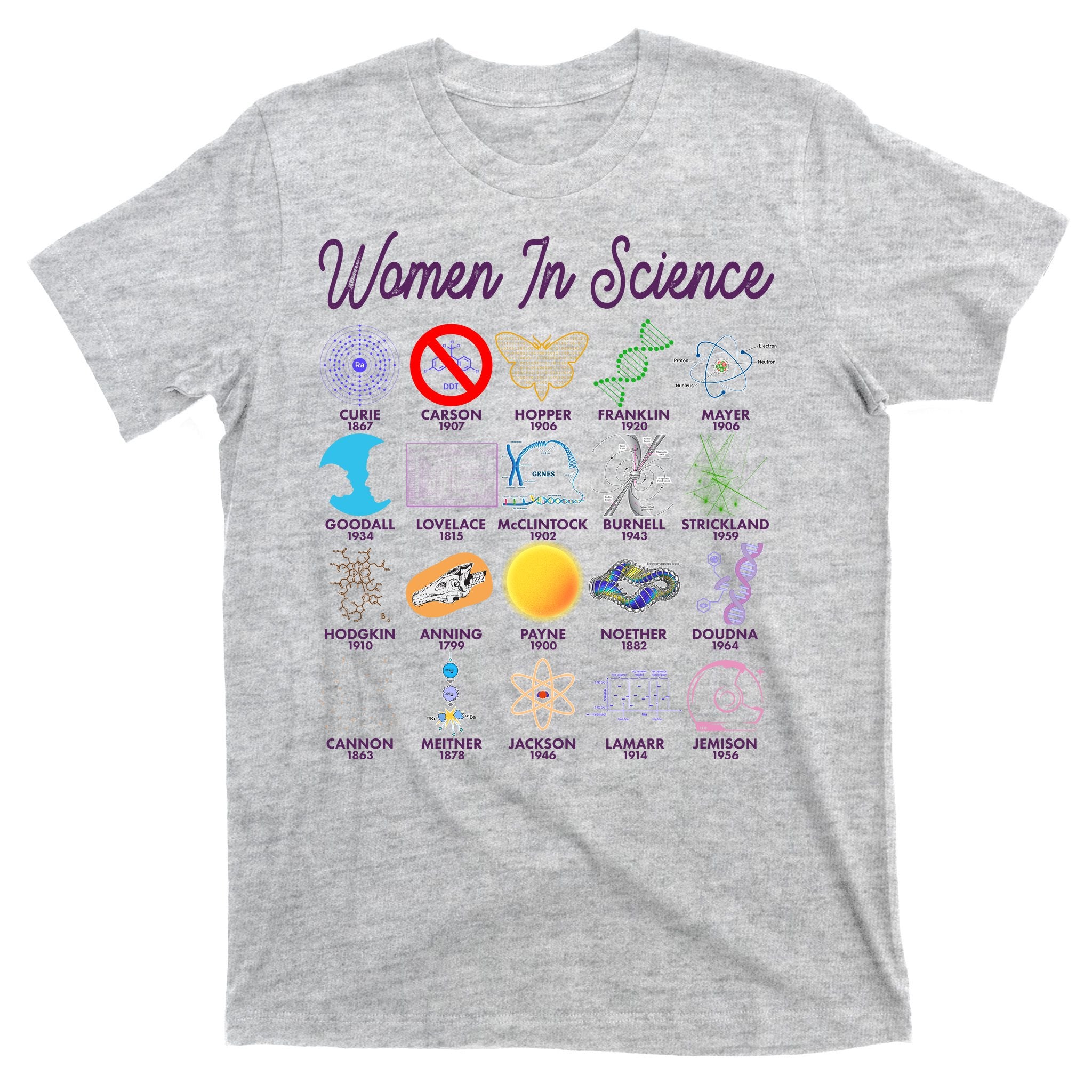 Famous Females Of Science T-Shirt