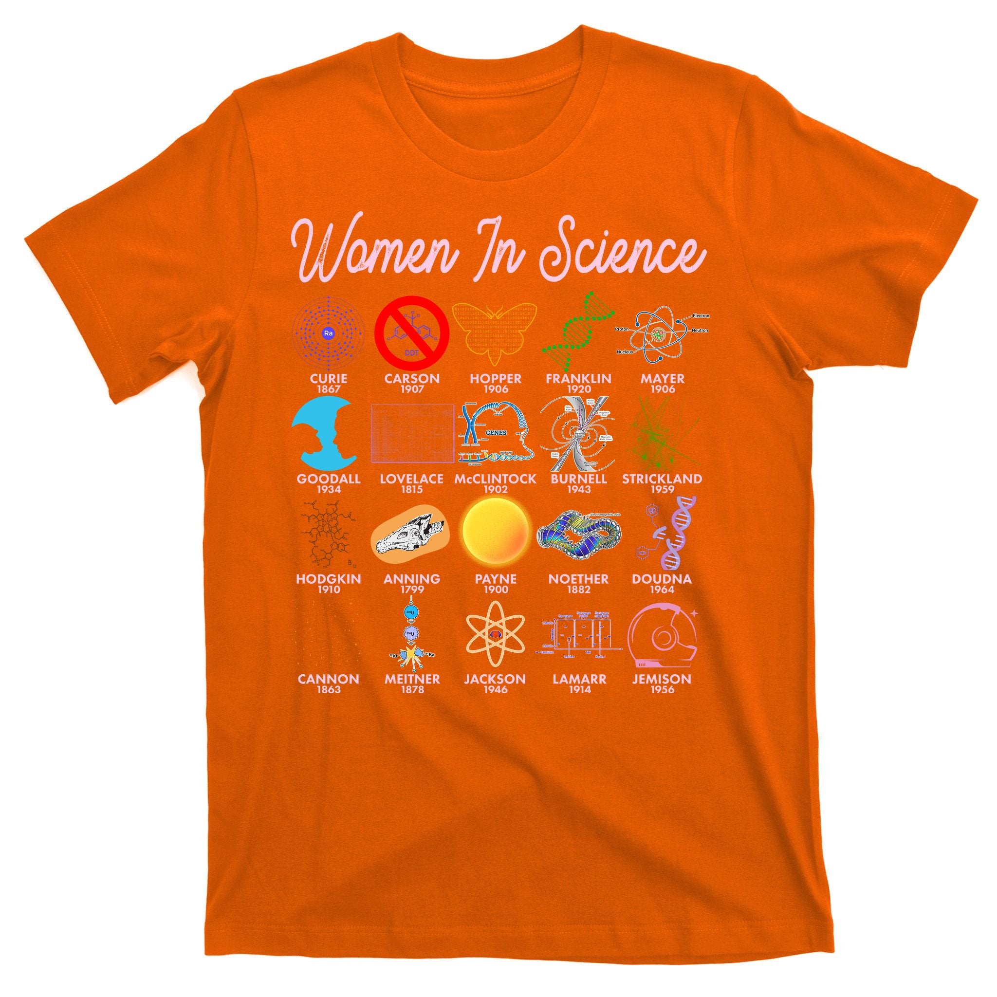 Famous Females Of Science T-Shirt