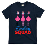 Flamingo Freedom Squad Matching 4th Of July Usa Team Gift T-Shirt
