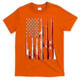 Funny Gun 4th Of July American USA Pride Flag T-Shirt