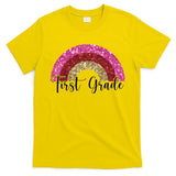 First Grade Cute Rainbow Back To School T-Shirt