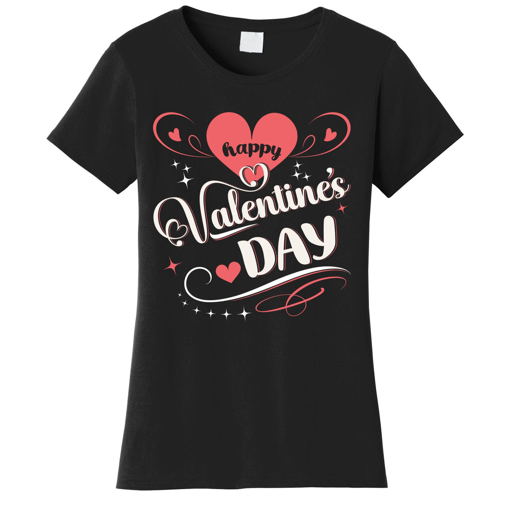 Funny Gift Happy Valentines Day Heart Love Valentine Women's T-Shirt