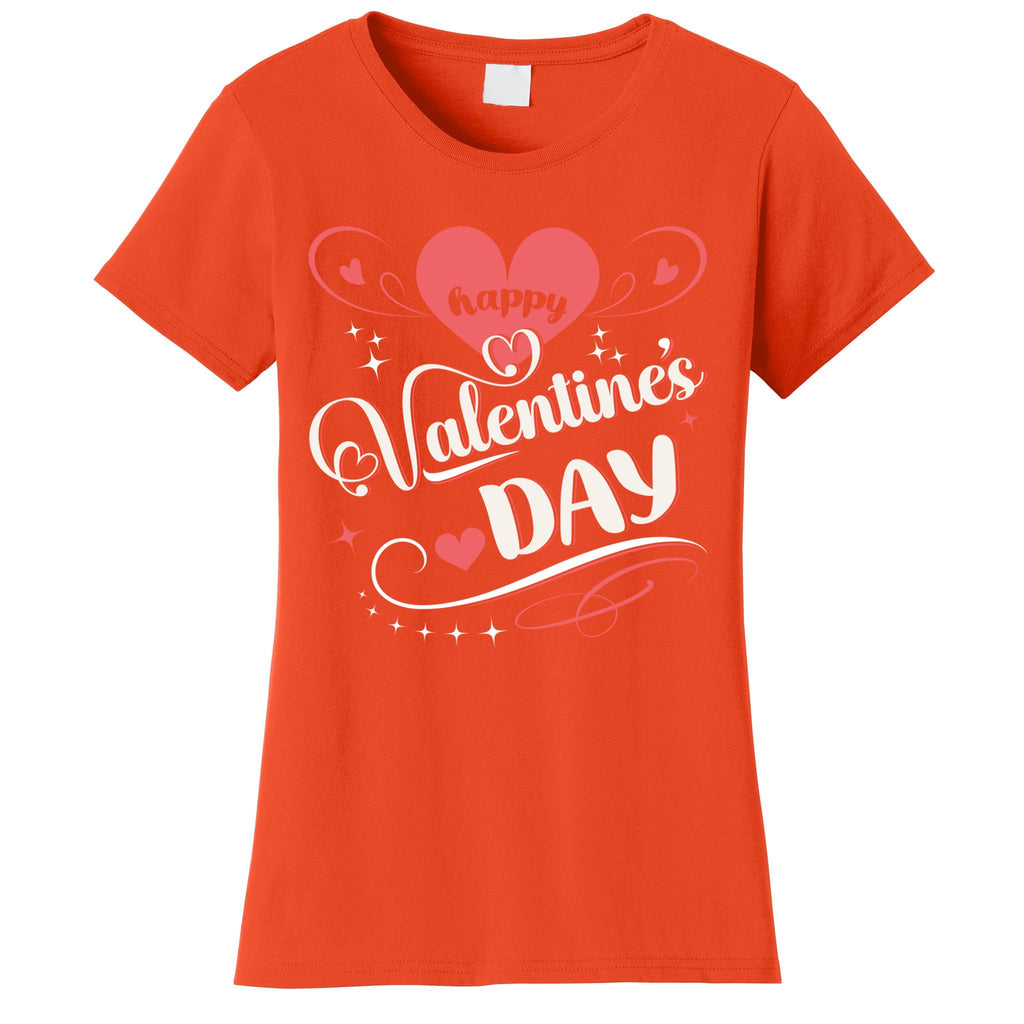 Funny Gift Happy Valentines Day Heart Love Valentine Women's T-Shirt