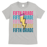 Fifth Grade Lightning Pencil Back To School T-Shirt