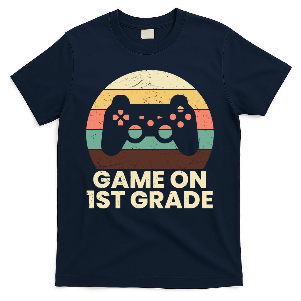 Funny Game On 1st Grade Vintage Back To School T-Shirt