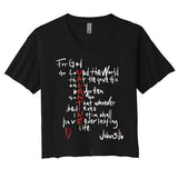 For God So Loved The World Jesus Is My Valentine Women's Crop Top Tee