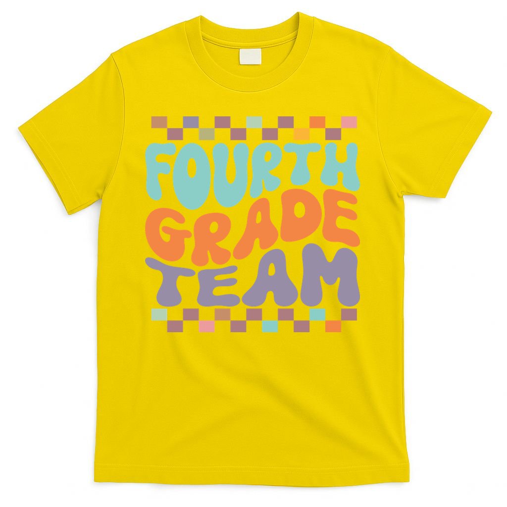 Fourth Grade Team Teacher Student Back To School 4th Grade Gift T-Shirt
