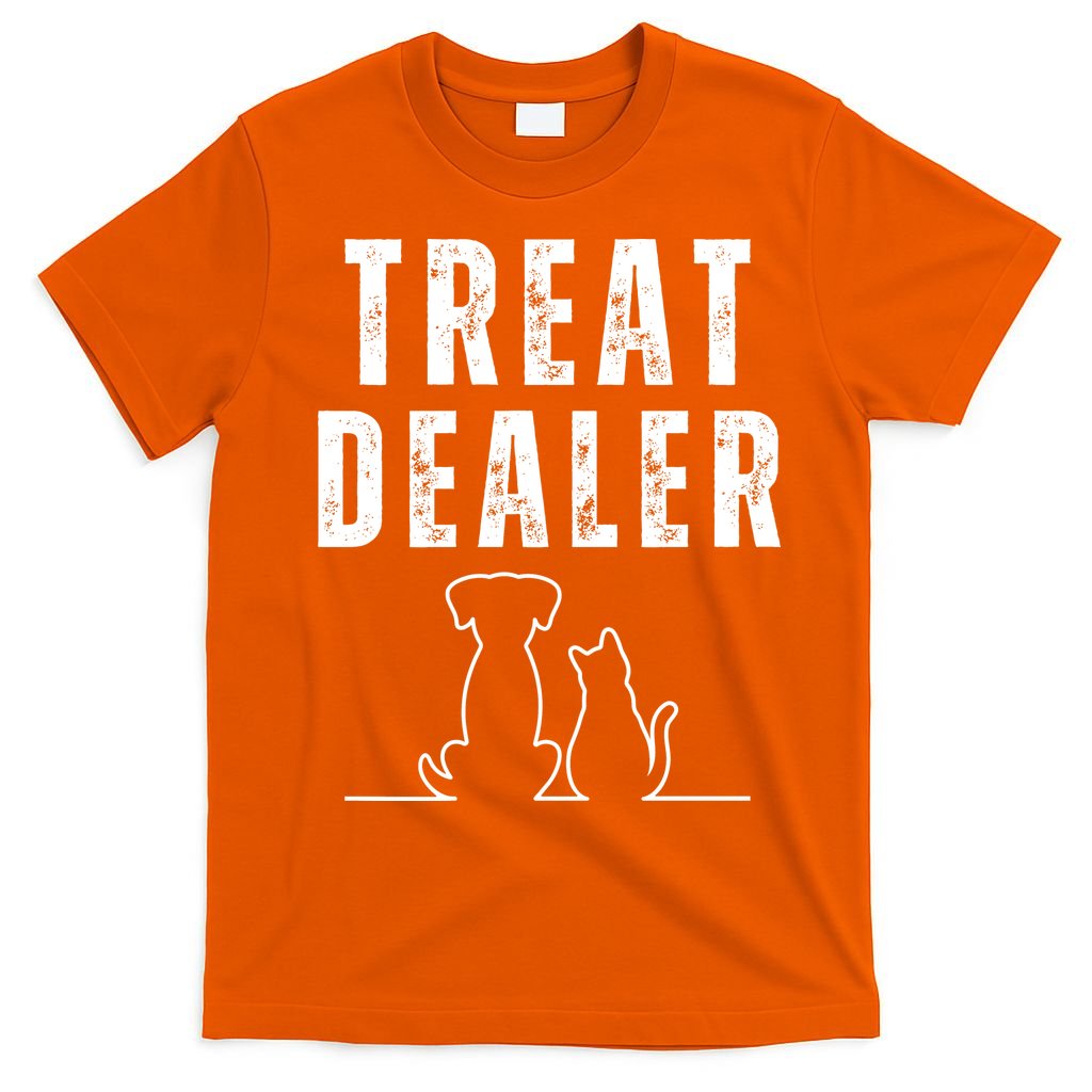 Funny Humor Dog Treat Dealer Dog Owner Dog Treats Dog Lover Pet Lover T-Shirt