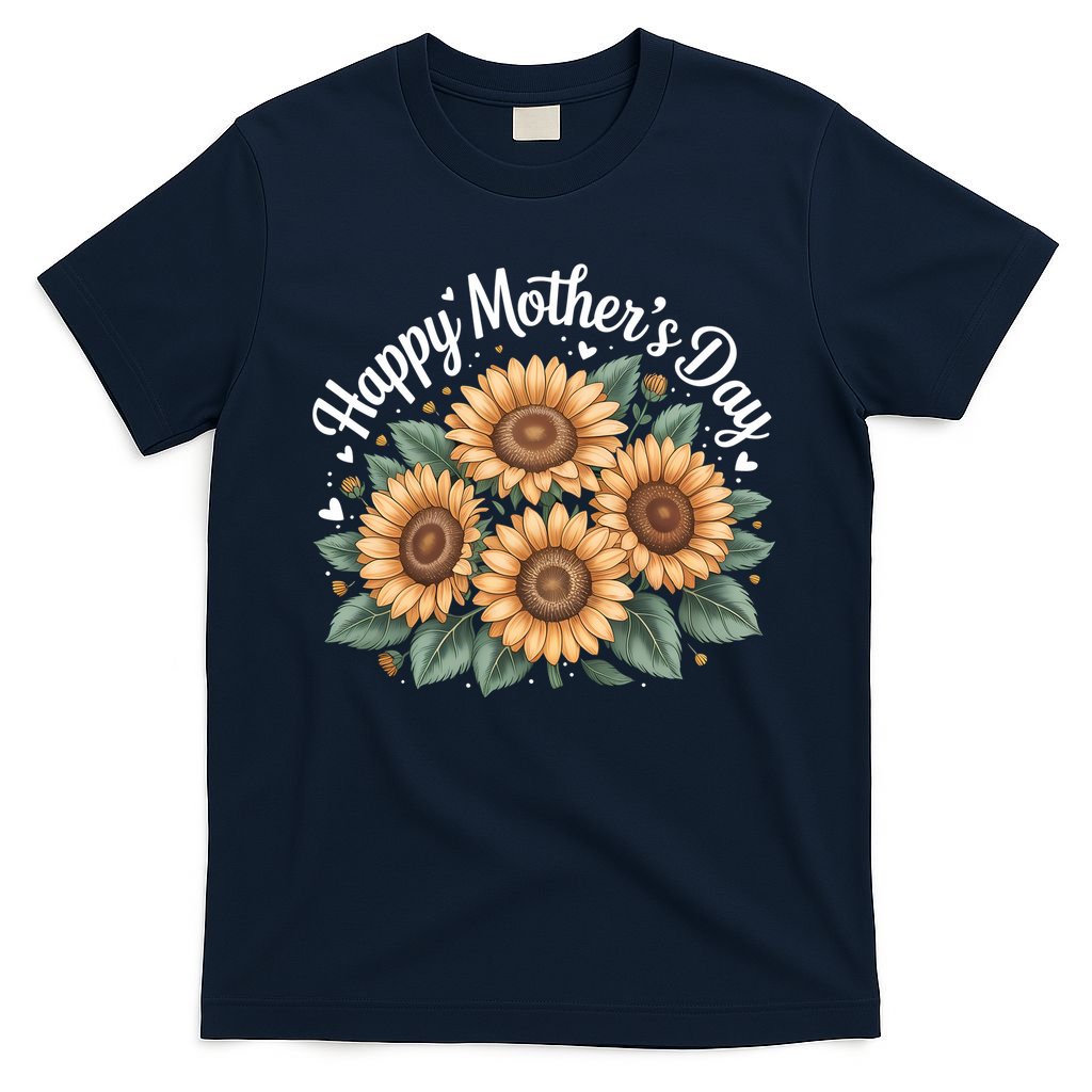 Funny Happy Mothers Day Cute Floral For Women Mom Grandma T-Shirt