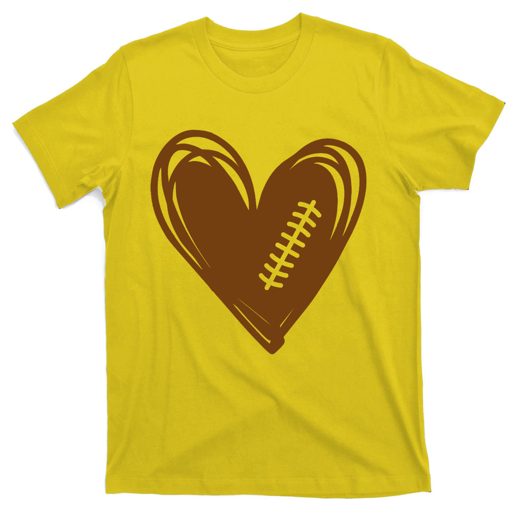 Football Heart Sport Lover T-Shirt