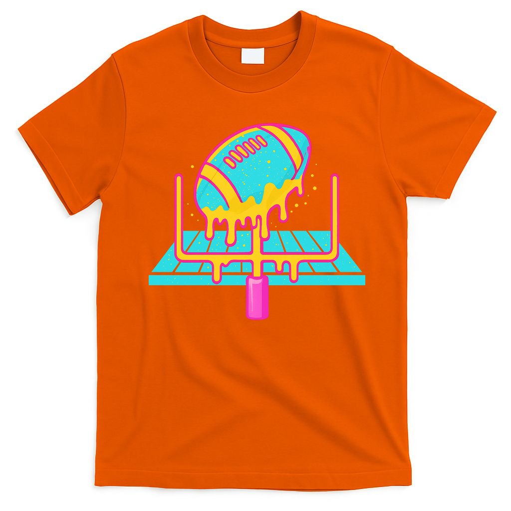 Football Ice Cream Drip T-Shirt