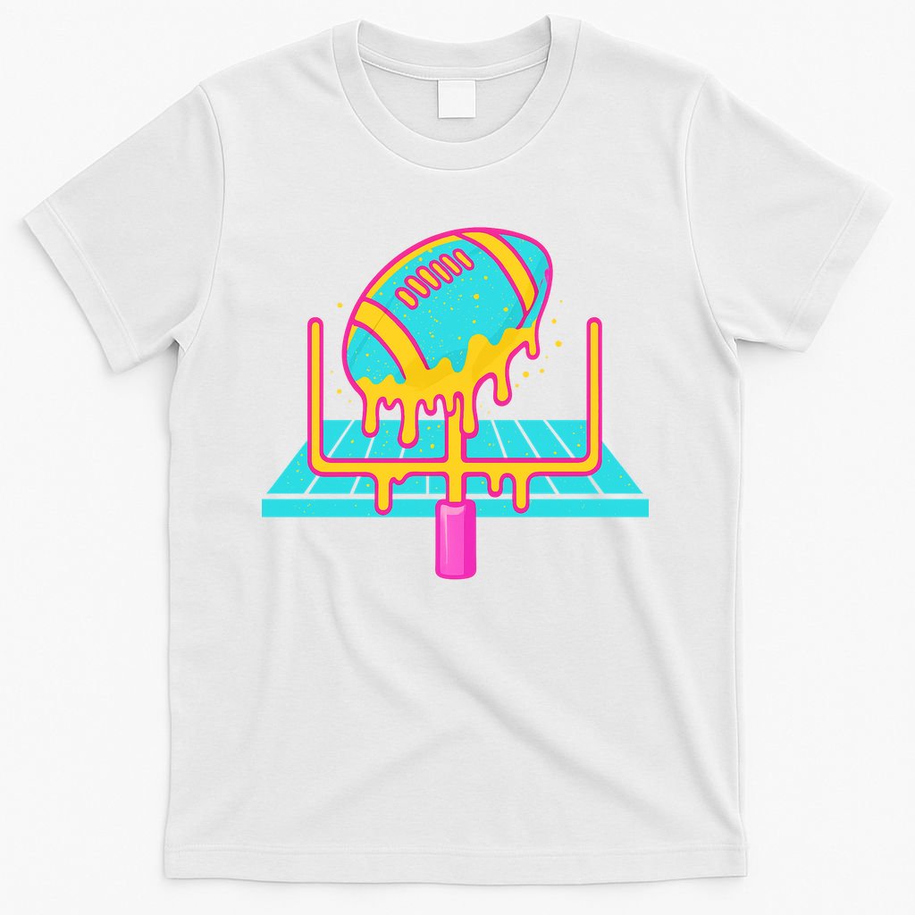 Football Ice Cream Drip T-Shirt